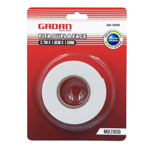 FITA DUPLA FACE ESPUMA 2.7M - GADAN