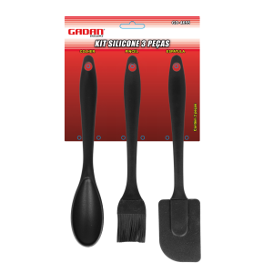 KIT SILICONE 3 PEÇAS - 4655 - GADAN