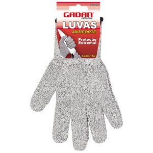 LUVA ANTI-CORTE 15% FIBRA DE VIDRO - GADAN